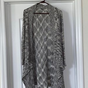 Charlotte Russe Black and White Large Cardigan
